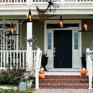 <span class=keywords><strong>Halloween</strong></span> Hat Bán Buôn Phù Thủy Hat Treo Trang Trí Nổi Top Hat Với Sợi Dây Thừng Set Cho Người Lớn Trẻ Em - Product Image 3