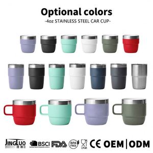 Mug isotherme pliable minimaliste en acier inoxydable 304 de 4 oz, incassable et portable, pour la maison, le bureau et l'usage quotidien - Product Image 3
