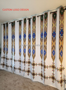 Cortinas Personalizadas de Gran Tamaño con Diseño Etíope y Eritreo en 3D, para Sala de Estar, Ventanas, Salas de Estar y Hoteles - Product Image 5