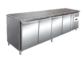 VICTORY KITCHEN comercial SS mesa de pizza refrigerada de acero inoxidable debajo del mostrador cajones del refrigerador para cocina y hotel - Product Image 3