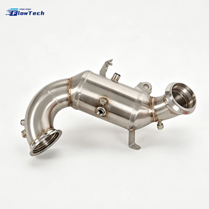 Tubo de Escape FlowTech de Alta Calidad en Acero Inoxidable SS304 con Acabado Pulido para Mercedes Benz AMG A45 W176 CLA45 C117 GLA45 X156 M133 2.0T - Product Image 5