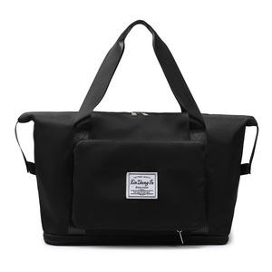 Multifunctional Two Layers of Expandable Large Capacity Traveling <b>Luggage</b> Organizer Nylon Duffle Bag for Women - Product Image 6