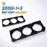 Support de cellule de batterie 1x3 33155 34200, entretoise modulaire en plastique pour l'assemblage de packs de batteries LiFePO4 DIY