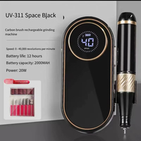 Ponceuse à Ongles Électrique Professionnelle pour Manucure et Pédicure, 40000 tr/min, Portable, Écran Numérique 2026, Machine à Poncer les Ongles