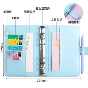 Cash Saving Large Capacity Tally <b>Paper</b> Money Note Storage Loose-<b>leaf</b> Detachable Notebook Promotion Custom Logo - Product Image 2