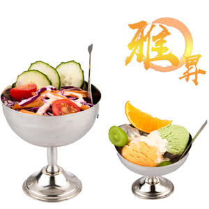 <span class=keywords><strong>Shaker</strong></span> per Condimenti in Acciaio Inox Riutilizzabile Stile Ins, Coppette in Plastica per Frutta, Gelato e Gelatina con Cucchiaio, Ciotola per Dessert - Product Image 3