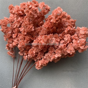 L-657 Trang Trí Đám Cưới Bảng Trung Tâm Hoa Nhân Tạo Màu Nâu Chi Nhánh Hoa Anh Đào Hoa - Product Image 1