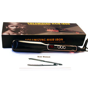 Lisseur électrique professionnel à peigne chauffant avec écran LCD, chauffe rapide, outil de coiffage pour cheveux naturels 4C - Product Image 1