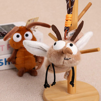 Pendentifs anti-moustiques et anti-cafards, jouets en peluche à thème insecte, porte-clés de sac et breloques de sac à main - Poupées en tissu polyester style gothique unisexe