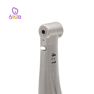 Dentaire 4:1 Fibre Optique LED Contre Angle Bouton Poussoir Basse Vitesse Pièce À Main Anneau Vert <span class=keywords><strong>Dentiste</strong></span> Pièce À Main Équipement De Dentisterie - Product Image 2