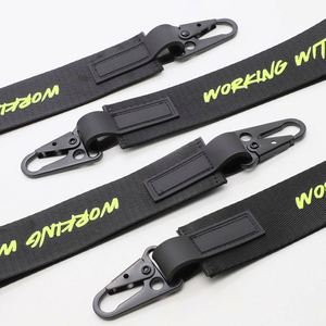 Wholesale Factory Custom Fluorescent Printed Short <b>Lanyard</b> Keychain for Horror Brand Heavy Duty Rotatable Carabiner <b>Lanyard</b> - Product Image 3