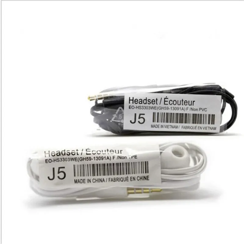 סיטונאי מיקרופון + נפח צבעוני handfree j5 אוזניות טלפונים ניידים אוזניות אוזניות עבור samsung S4 אוזניות