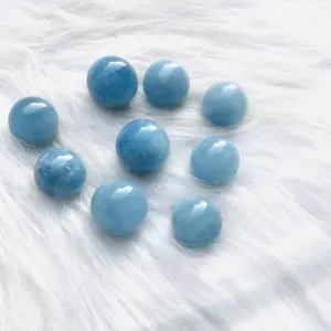Sfera di quarzo acquamarina blu lucidante a sfera di cristalli di pietre preziose naturali all'ingrosso all'ingrosso per la decorazione