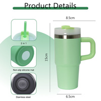 Vaso Térmico Personalizado de 14 oz con Asa, Mini Termo Infantil, Vasos Térmicos, Botella de Agua Infantil de Acero Inoxidable Libre de BPA