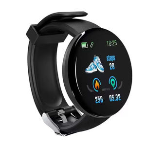 Montre connectée D18 pour hommes et femmes, montre intelligente avec mesure de la pression artérielle, étanche, montres numériques, tracker de fitness sportif, montre D18S - Product Image 2