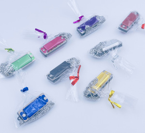 4 Holes 8 Tones Mini Necklace Harmonica, Multi Color Tiny Pendant Mouth Organ Gift <b>Musical</b> <b>Instrument</b> Accessory - Product Image 6