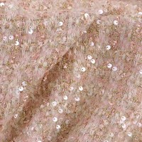 Tissu Tweed Scintillant Sur Mesure avec Paillettes pour Robes de Soirée et Sacs Tendance - Satin Teint en Fil Respirant