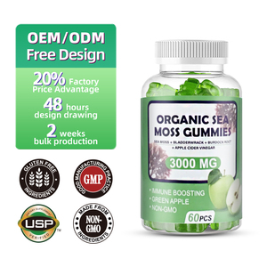 Caramelle Gommose Energetiche Vitality Seamoss - Potenza Cerebrale, Sollievo dalla Stanchezza, Perdita di Peso + Disintossicazione con Alghe Biologiche per Adulti - Product Image 2