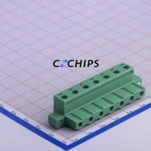 KF2EDGKM-7.62-7P Plug-in Terminal Block P=7.62mm Connector Plug Screw Fixing 1x7P 7.62mm - Product Image 1