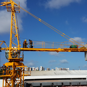 Grúa Torre Mini HAISHAN 3T 42M para Construcción QTZ31.5-HS4207 con Motor y Caja de Cambios de Alta Eficiencia - Product Image 1