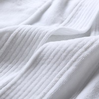 Peignoirs d'hôtel 5 étoiles en gros, en pur coton blanc, épais et absorbants, pour salons de beauté