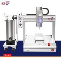 Mesin Dispenser Lem Silikon Terpopuler dengan Kontrol PLC Jinma, Mesin Pompa Motor Bearing Gearbox Epoxy 1 Tahun 3-Axis