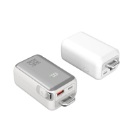 Batterie externe portable OEM PD35W 45W 10000mAh 20000MAH à charge rapide avec câble rétractable pour iPhone iPad 17