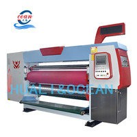 Ocean Automatic Corrugated Carton Printing Slotting Die Cutting Pizza Paper Cardboard Box Machine