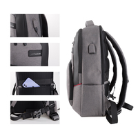 OEM-funda antirrobo para ordenador portátil, bolsa ligera resistente al agua con usb y cierre tsa, Color personalizado