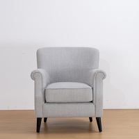 Fauteuil de salon extérieur haut de gamme résistant aux intempéries, élégant et moderne, pour salon, hôtel, confortable, canapé modulaire en tissu