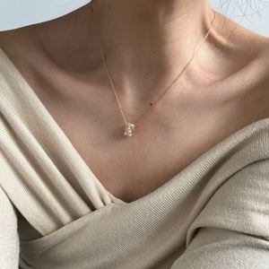 Dylam Baguette <b>Rings</b> Pendant <b>Necklaces</b> Rhodium 14K Gold Plated Waterproof S925 Silver 5A Zirconia Jewel <b>Necklace</b> for Women Daily - Product Image 4