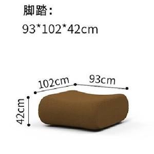 Sofá Italiano Minimalista en Forma de S, Sofá Curvo en Forma de L con Relleno de Espuma para Sala de Estar, Recepción - Product Image 6