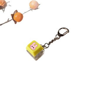 Porte-clés de clavier personnalisé en acrylique lumineux avec figurines de dessins animés <span class=keywords><strong>RUKA</strong></span> Lee Cha-reul AHYEON Rika ASA - Product Image 5
