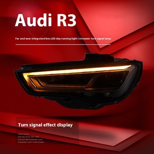Nouvel ensemble de feux de jour à LED blancs avec clignotants, lentille de phare, pièces automobiles 12V 3000 Lm 5000K pour Audi A3/Q5/Q6 - Product Image 3