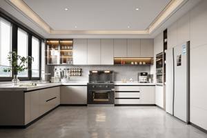 Free Design Modern White <b>Kitchen</b> Cabinets Complete Set with Sink and Table Island Practical <b>Kitchen</b> <b>Furniture</b> - Product Image 4