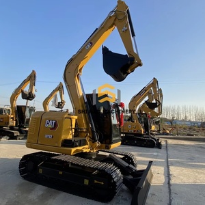 Mini-excavatrice sur chenilles hydraulique Caterpillar CAT307E2 d'occasion, faible nombre d'heures, pour travaux de terrassement et de construction, composants essentiels : moteur, pompe - Product Image 1