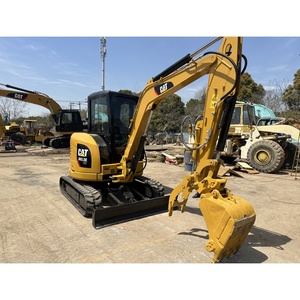 Mini-excavatrice d'occasion CAT 303.5E, 3,5 tonnes, excavatrice hydraulique sur chenilles d'occasion avec godet de terrassement de 0,12 m³ - Product Image 4