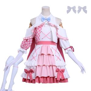 Conjunto de Disfraz de <span class=keywords><strong>Cosplay</strong></span> para <span class=keywords><strong>Mujer</strong></span>, Diseño de Banda Linked con Echo, en Poliéster - Product Image 2