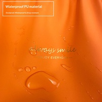 Nouvelle Trousse de Maquillage Imperméable en PU à Motif Lettres pour Femmes, Idéale pour Rouge à Lèvres, Serviettes Hygiéniques, Écouteurs et Câbles de Données