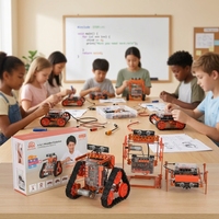 Proyectos Escolares Europeos 6 en 1, Kits Educativos de Robótica STEM con Sensores Electrónicos para Programación DIY, para el Aprendizaje de la Codificación en Niños