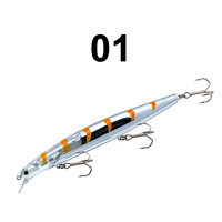 163MM 32G eau salée flottant méné leurre artificiel appâts de natation en plastique dur basse leurres de pêche