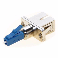 Adaptador/Adaptador de fibra óptica de Metal FTTH Hybrid SC hembra a LC macho UPC simple