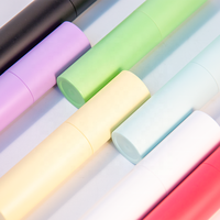 Bouteilles de pulvérisation de parfum de torsion noire blanche mate de luxe recyclables de 10 ml atomiseur de parfum de fantaisie de 10 ml
