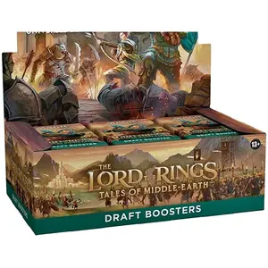 Authentic_MAGIC THE GATHERINGG (M.T G): Los Señores del Anillo: Tales of Middle-Earth Draft Booster Box