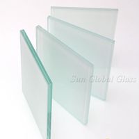 Fabricant de verre feuilleté trempé SGP PVB transparent de sécurité 6.38mm-12mm pour escalier de salle de bain de différentes tailles disponibles