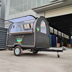 Camion de restauration rapide personnalisé YT-FR220WD, noir, pour café, hot-dogs, glaces, jus, pizzas, chariot de restauration rapide, bar - Product Image 2