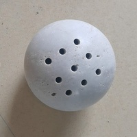 Pierre Marbre Beige Travertin Sphère Porte-Encens Bouddha Moyen-Orient Porte-Bâton D'encens Arabe Brûleur D'encens