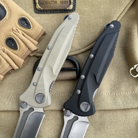 MICRO Delta G10 Griff D2 Klinge Keramiklager Taschenmesser Überlebens-EDC-Werkzeug Camping Jagd Utility Outdoor Klappmesser