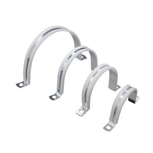 Soporte de tubería grande en forma de U para tubos de <span class=keywords><strong>PVC</strong></span> y fijación con dos agujeros incrustados <span class=keywords><strong>abrazadera</strong></span> de tubería de clip de tubería de <span class=keywords><strong>PVC</strong></span> o goma - Product Image 6