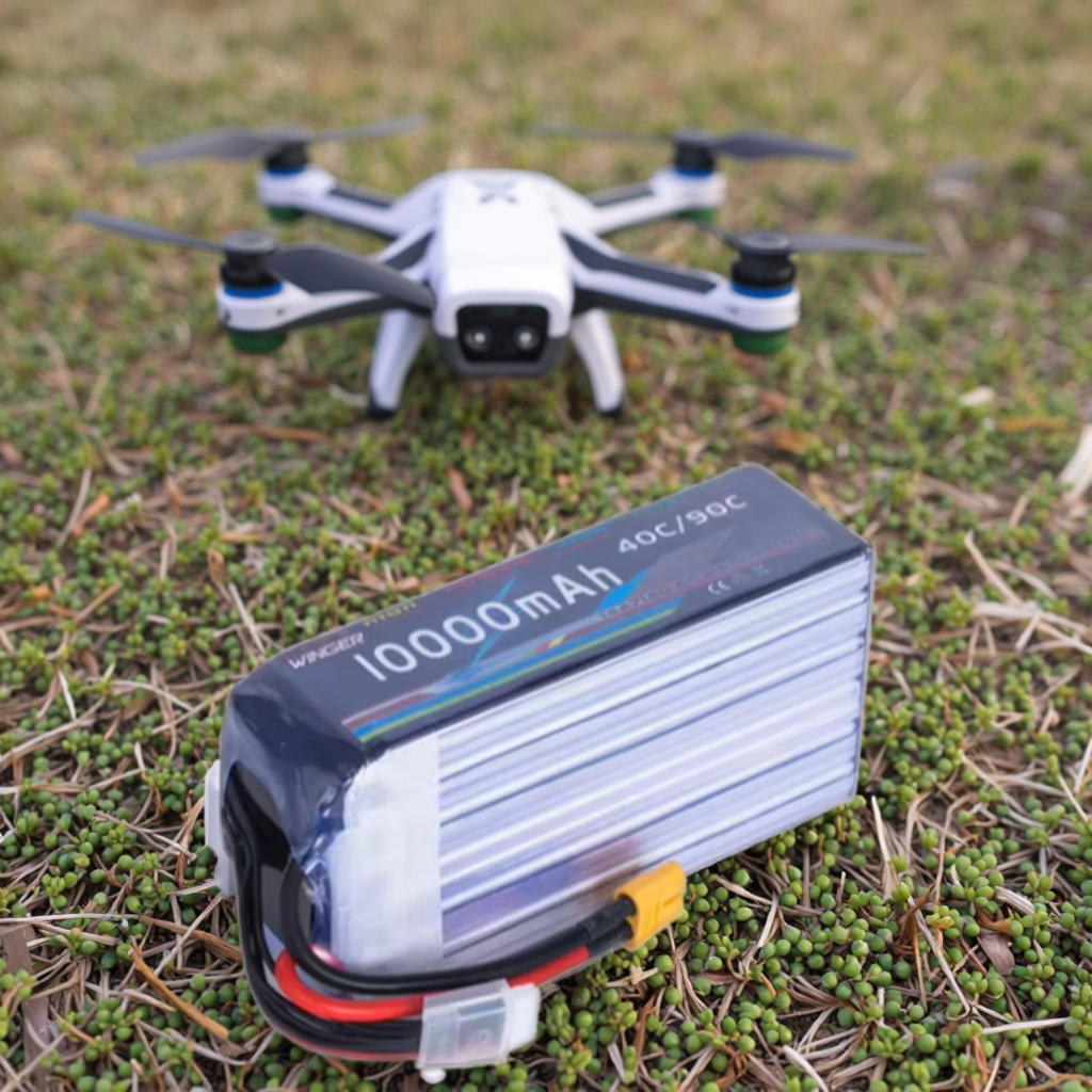 COOL WINGER FPV аксессуары для дрона 10000 мАч 40C/90C 6S1P 26,4 V литий-ионный аккумулятор для радиоуправляемого дрона
